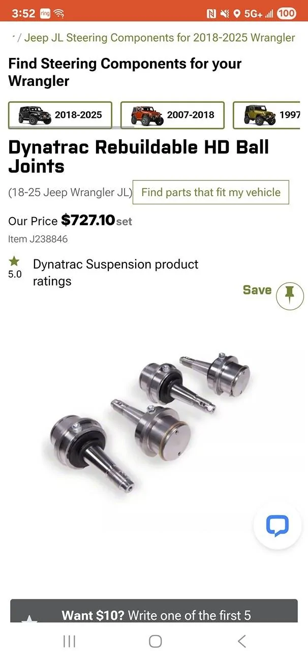 Jeep Wrangler JL The Ultimate Ball Joint Comparison!!! Screenshot_20250603_155239_Chrom
