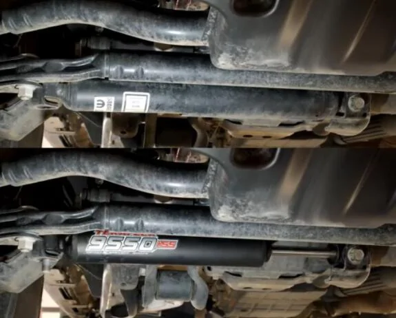 Jeep Wrangler JL OEM Steering Stabilizer vs Teraflex 9550 1749678847933-al