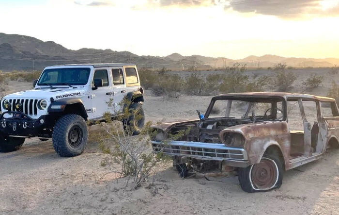 Desert wheeling solo on black diamond trail - Dupont Road to Bradshaw Trail