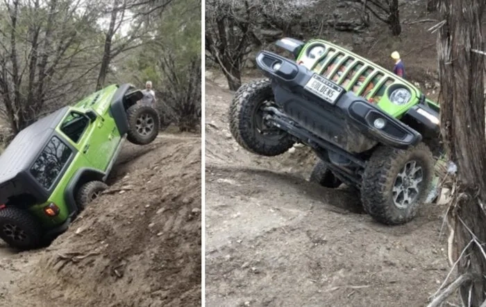 Post pictures of stock Rubicon on HARD trails!