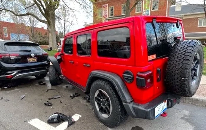 $8k damages in first trip out after fresh repaint