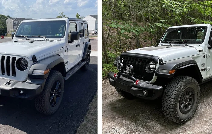 Share your stock Jeep vs. your Jeep post mods ☺️✌️ -- Before & After thread