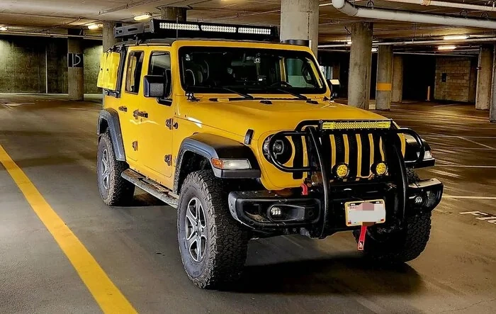 My hella yella (first) Jeep (EcoDiesel)!