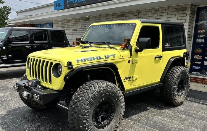 High Velocity Yellow 2Dr Rubicon Build Progress