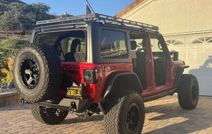 Removed rear window