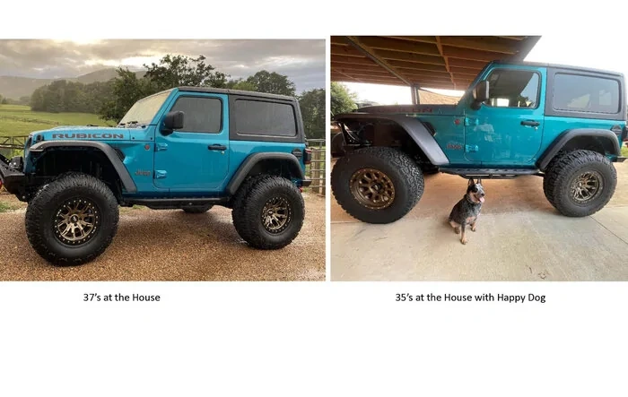 Experience & comparison of switching from 37's to 35's