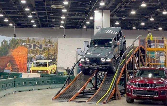 Welcome aboard Capt. Mark’s S.S. 392 Rubicon @ Camp Jeep Detroit Autoshow