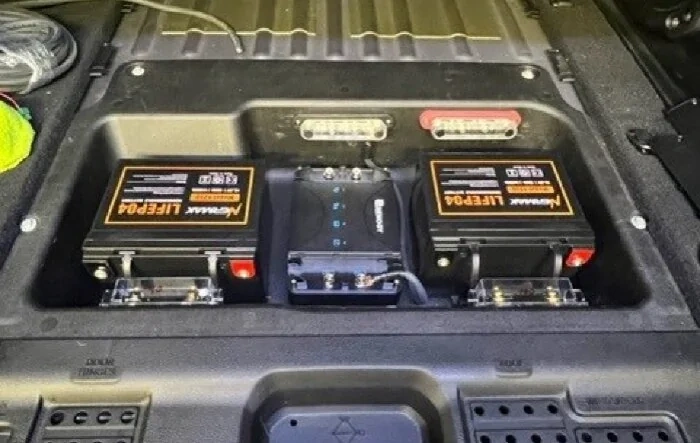 AUX BATTERY SET UP FOR CAMPING