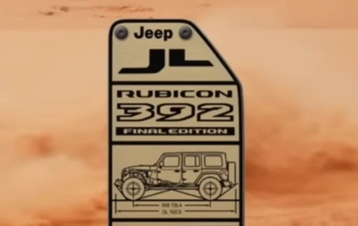 Final Edition 392 Tailgate Plaque
