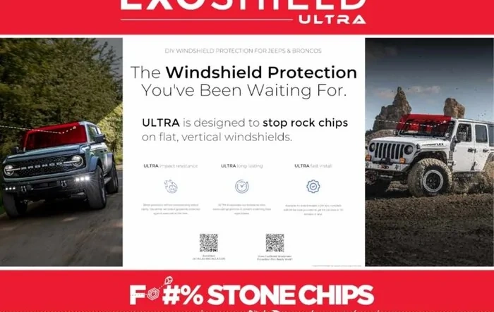 Protect your windshield against road hazards with Exoshield