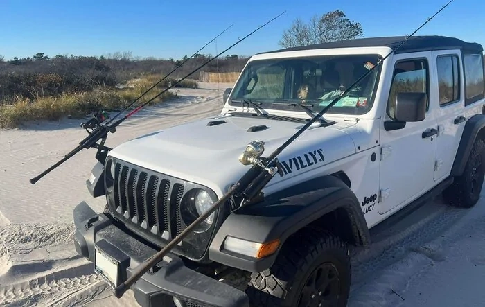 Hood Mount Fishing Rod Holders by X-Rack
