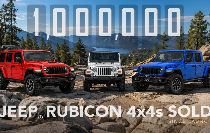 Jeep Rubicon Hits One Million Sales Milestone