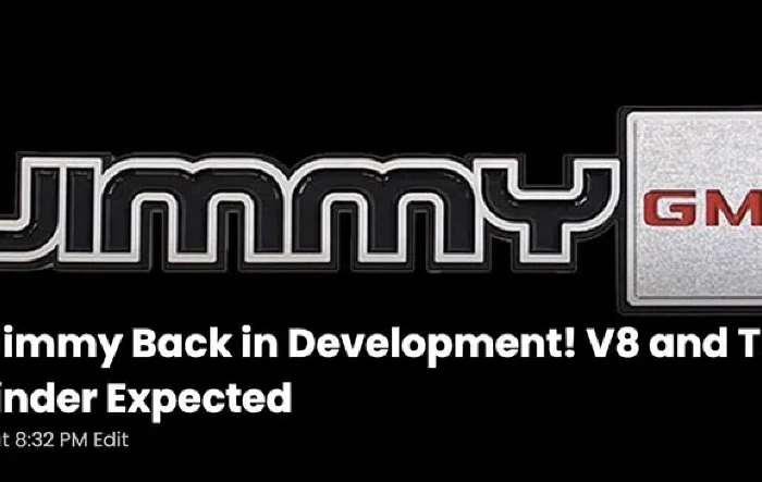New Rival: GMC Jimmy coming with V8, BOF, removal roof