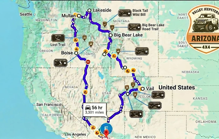 10 days, 3,800 miles, 109 hours, 6 BoH Badges Northwest Adventure