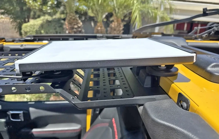 Starlink Mini install on JL soft top via magnet mount