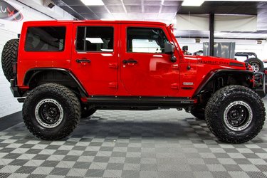 Jeep Wrangler JL Backspace or Offset of Rubicon Wheels? 2017-custom-jeep-wrangler-rubicon-recon-red-passenger-side
