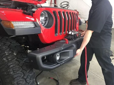 Jeep Wrangler JL WARN JL Rubicon Winch Mount Plate and Zeon 10-S Install Replace-Bumper