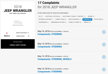 Jeep Wrangler JL Major steering issue problem with JL Wrangler. Please watch Screen Shot 2018-05-17 at 6.07.39 PM