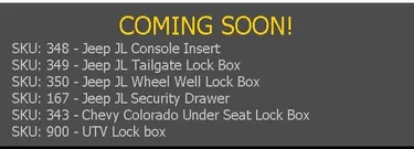 Jeep Wrangler JL Tuffy security deck for JL Wrangler Tuff